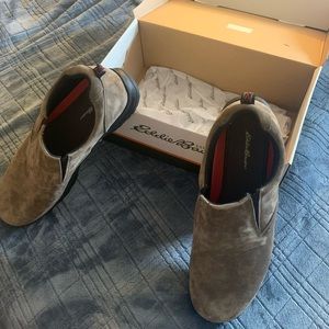 Eddie Bauer suede shoes; worn once.  Size 13